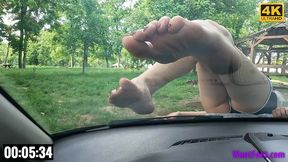 Soles on Windshield - 4K MP4