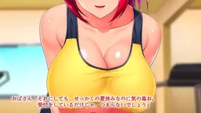 Sweaty Anime Girls Push Limits in Sensual Workout Fantasy at Motion Gym