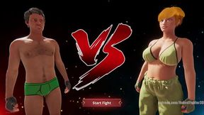 Rob VS Karen Krash (Naked Fighter 3D)