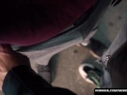 Biker sucks huge uncut dick. first time I tried sperm on my face and in my mouth