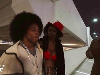 Ace Up, Foxes Wild - Retro themed Fuckfest with 4 black Female-dom & 4 BBC Males