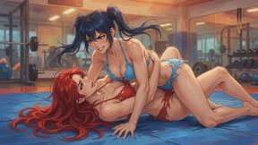 Female Wrestling Stories #10: Midnight Tails on the Mat