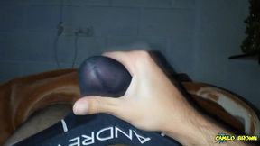 nice cum shot inside of my black undies - camilo brown