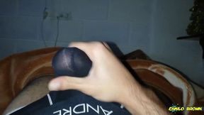 nice cum shot inside of my black undies - camilo brown