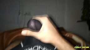 nice cum shot inside of my black undies - camilo brown