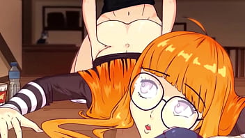 Petite Redhead is Playing Videogames and Doesn'_t Notice the BONER Between her Legs - Animation 3D