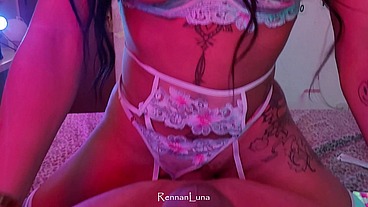 Chupei o Pau Dela e Dei o Meu Cuzinho pela Primeira Vez pra Essa Gostosa me Foder e Gozar Dentro! TS (Rennan Luna e Vanessa Rafaella)