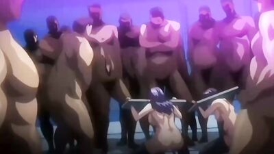 Big tits cartoon babe gets creampied in kangoku senkan part 2