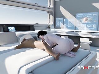 Cryolab Awakening: Sayuri Gets Wet Reverse Cowgirl, Deep Blowjob & Hard Assfuck with Giant Cumshots