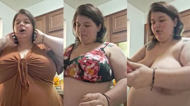 Listen to me ramble while cooking dinner. Featuring my tits