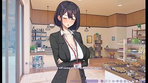 Summer Clover [ HAREM HENTAI GAME ] Ep 20 creampie my BOSS made her SQUIRT in front of the MIROR !
