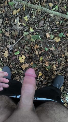 Louis and enjoying time in the woods and masturbating The weather was beautiful.