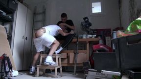 amazing sneaker and foot fetish domination with badboys