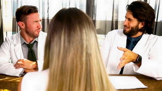 Sexy hunk doctors practicing some stress relief