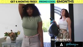 GIRLSWAY - Foot Massage To Facesitting: Freya Parker, Avery Jane & Cami Strella’s Threesome Heat