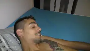 Israeli Man Shows Off Big Cock in Intense Gay Masturbation Session