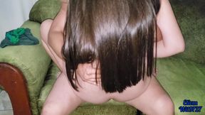 My stepsister teaching me while we watch TV new 2