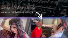 S***** Workout Remedy: Worship My Sweaty Feet and Pits, Bitch! 1080p