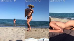 bronzage integral a la plage