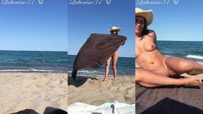 bronzage integral a la plage