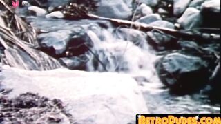 RetroDudes.com - Classic hairy gay studs enjoy bareback pounding after hot rimming