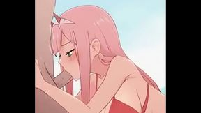 Hot Blowjob by Zero-Two!