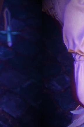 2b-2p X Sophitia Split Screen (futa Shemale)