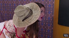 Bdsm teens mouth jizzed in