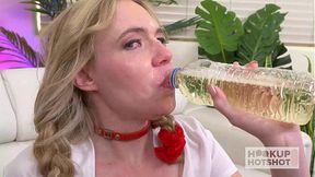 Hot Blonde Anal&#x1F44C; Pukefest with Rebel Rhyder