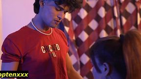 Cheating Indian Wife Fucks Stranger While Loser Husband Watches