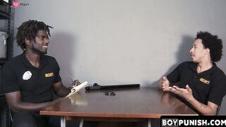 BoyPunish.com - Muscle security officer's intense ass drilling of a gay guy after a s