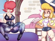 Witch Turns her Roommate into a Futanari