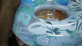 Three beautiful inflatables swim ring