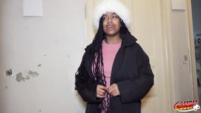 No Condom Anal Sex at Pick Up Casting for Black Girl
