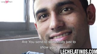LecheLatinos.com - Erotic Joels face covered with my sticky cum load