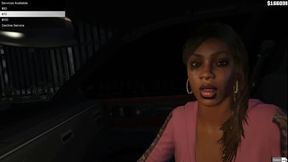 Public pickup with a dirty San Andreas slut