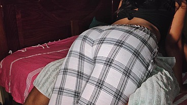 The Housemaid Was Fucked by Her Boss's Stepson Until Cumshot on Big Ass