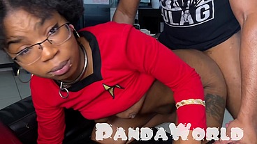Uhura Panda BBC Ebony Anal Creampie