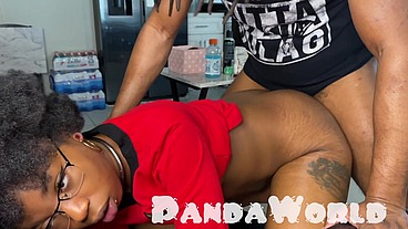 Uhura Panda BBC Ebony Anal Creampie