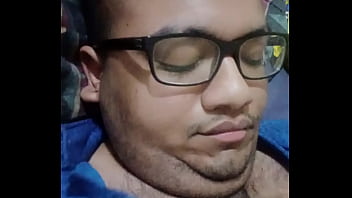 Vaibhav Jerks Off His Fat Cock &amp_ Cums On His Bed Whilst Wearing A Blue Kurta