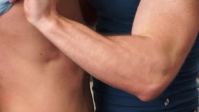 muscle hunk kurtis wolfe drills gay porn star tyler wolf