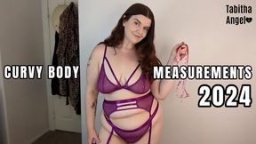 Curvy Body Measurements 2024 WMV