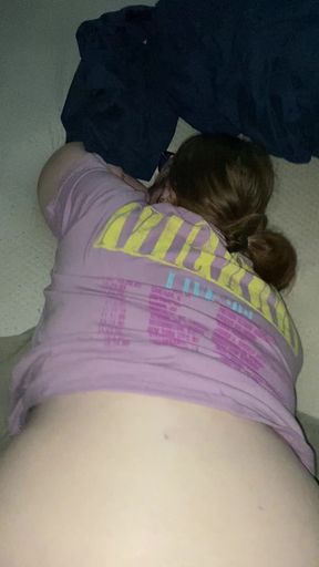 BBW White Milf Gets Anal Creampie