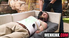 ”Johnny Ford teaches Peter Pean respect with face fucking & deep ass pumping”