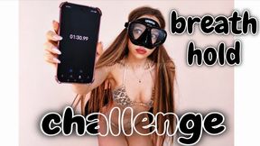 Bikini Breath Hold Challenge in a Scuba Mask 4K
