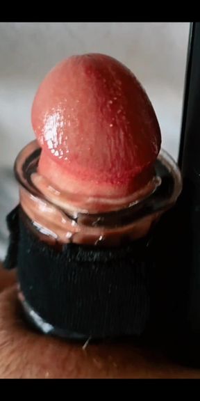 Homemade Solo Stud Edged by MILFs Remote Handy Toy: Cock Ring Cumshot Explosion