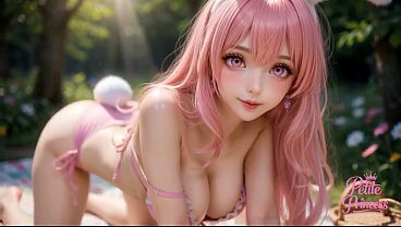 Hot Petite Princess Hopper Easter Bunny Cosplay Teen Girl Twerking Dirty Talk Squirting Ahegao in Sexy Bikini | AI 4K NSFW