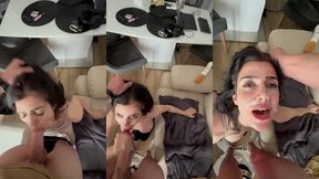 covered in cum by this huge cock