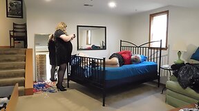 Mistress Brianna binds & gags Ronni