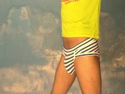 Gay underwear show of Sri Lankan Skiny twink boy, asian gay boy underwear show, Sri Lanka